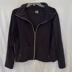 Calia by Carrie Underwood Zip-up Black Jacket